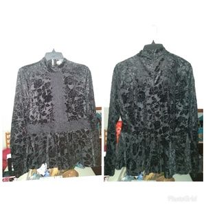 Velveteen Party Blouse